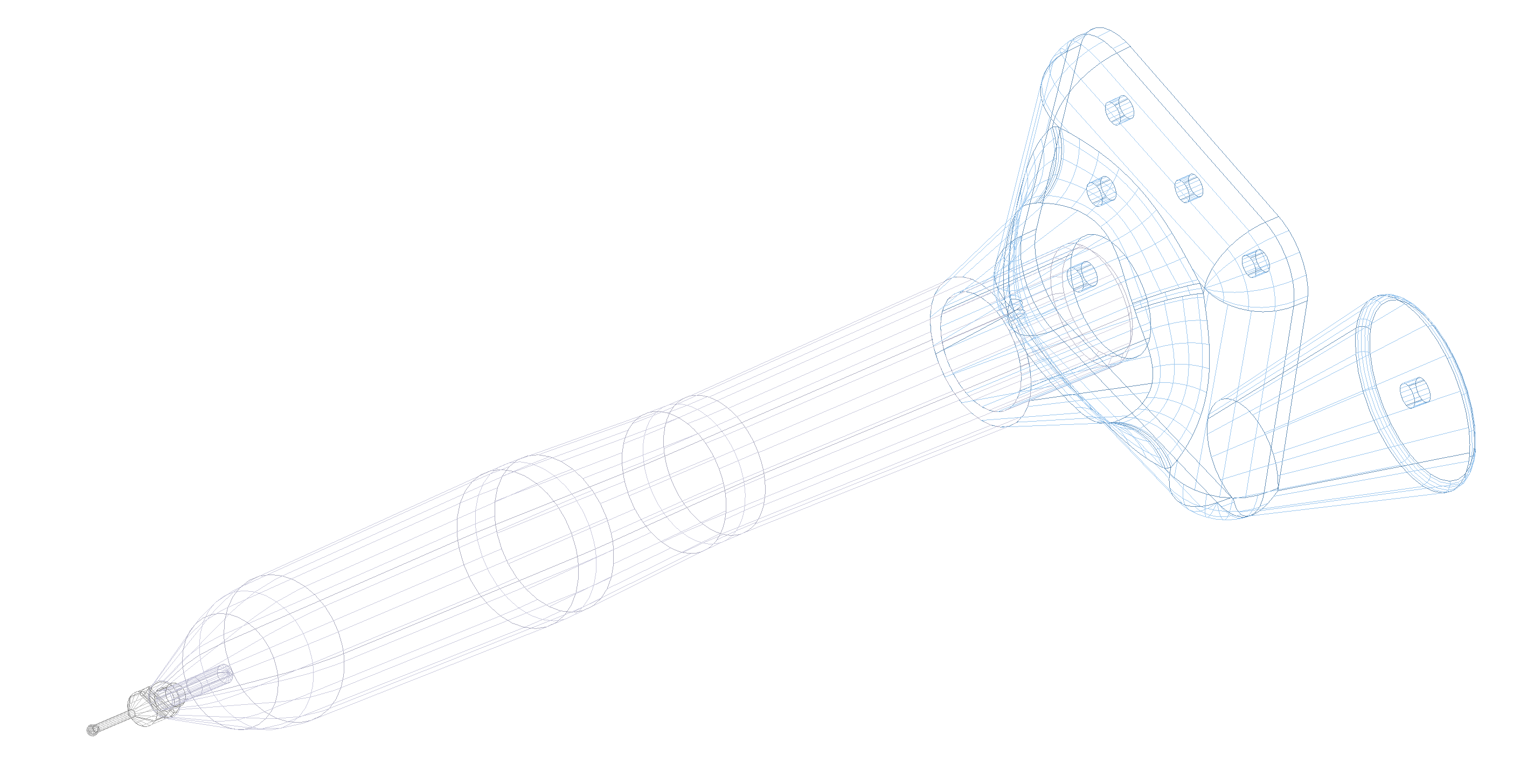 wireframe image of Dart, the cobot teaching system of Glance Vision Technologies Srl